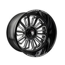 AMERICAN TRUXX BUTCHER 24X14 6-135 87.1 Hub -76 Offset Black Wheel Rim