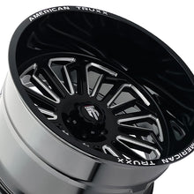 AMERICAN TRUXX BUTCHER 24X14 6-135 87.1 Hub -76 Offset Black Wheel Rim