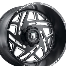 AMERICAN TRUXX COSMOS 24X14 8-170 125.2 Hub -76 Offset Black Wheel Rim