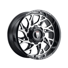 AMERICAN TRUXX DESTINY 24X14 8-170 125.2 Hub -76 Offset Black Wheel Rim