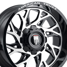 AMERICAN TRUXX DESTINY 24X14 8-170 125.2 Hub -76 Offset Black Wheel Rim