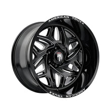 AMERICAN TRUXX EUPHORIA 20X10 5-127 78.1 Hub -19 Offset Black Wheel Rim