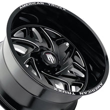 AMERICAN TRUXX EUPHORIA 20X10 5-127 78.1 Hub -19 Offset Black Wheel Rim