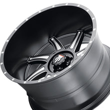 AMERICAN TRUXX VORTEX 24X14 6-135 87.1 Hub -76 Offset Black Wheel Rim