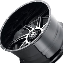 AMERICAN TRUXX VORTEX 22X12 6-135 87.1 Hub -44 Offset Black Wheel Rim