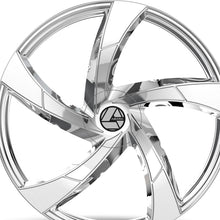 Azara AZA-524 Nano Chrome 22X8.5 5x112/5x114.3 74.1 Hub 38 Offset Chrome Wheel Rim