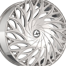 Azara AZA-525 Nano Chrome 24X9 5x115/5x120 78.1 Hub 15 Offset Chrome Wheel Rim