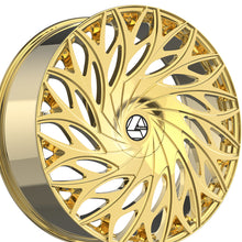 Azara AZA-525 Nano Gold 24X9 5x115/5x120 78.1 Hub 32 Offset Gold Wheel Rim