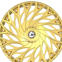 Azara AZA-525 Nano Gold 24X9 5x115/5x120 78.1 Hub 32 Offset Gold Wheel Rim