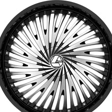 Azara AZA-526 Gloss Black & Machined 28X9.5 6x135/6x139.7 87.1 Hub 22 Offset Black Wheel Rim