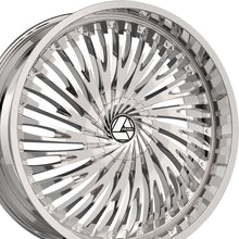 Azara AZA-526 Nano Chrome 24X9 5x115/5x120 78.1 Hub 15 Offset Chrome Wheel Rim
