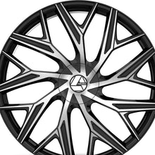 Azara AZA-527 Gloss Black & Machined 22X8.5 5x112/5x114.3 74.1 Hub 38 Offset Black Wheel Rim