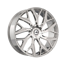 Azara AZA-527 Nano Chrome 22X8.5 5x112/5x114.3 74.1 Hub 38 Offset Chrome Wheel Rim
