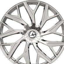 Azara AZA-527 Nano Chrome 22X9.5 5x115/5x120 74.1 Hub 15 Offset Chrome Wheel Rim