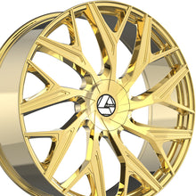 Azara AZA-527 Nano Gold 20X8.5 5x112/5x114.3 74.1 Hub 35 Offset Gold Wheel Rim