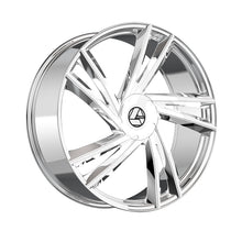 Azara AZA-529 Nano Chrome 22X9.5 5x115/5x120 74.1 Hub 15 Offset Chrome Wheel Rim