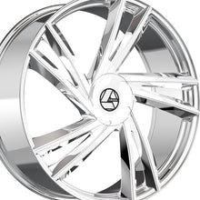 Azara AZA-529 Nano Chrome 22X9.5 5x115/5x120 74.1 Hub 15 Offset Chrome Wheel Rim