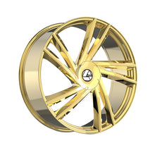 Azara AZA-529 Nano Gold 22X8.5 5x112/5x114.3 74.1 Hub 38 Offset Gold Wheel Rim