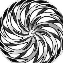 Azara AZA-531 Gloss Black & Machined 28X9.5 Blank 78.1 Hub 15 Offset Black Wheel Rim