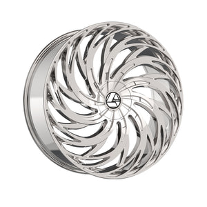 Azara AZA-531 Chrome 30X9.5 6x135/6x139.7 87.1 Hub 22 Offset Chrome Wheel Rim