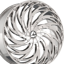 Azara AZA-531 Chrome 28X9.5 Blank 78.1 Hub 15 Offset Chrome Wheel Rim