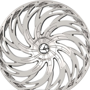 Azara AZA-531 Chrome 30X9.5 6x135/6x139.7 87.1 Hub 22 Offset Chrome Wheel Rim