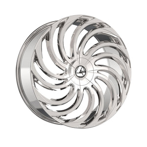 Azara AZA-534 Chrome 30X9.5 6x135/6x139.7 87.1 Hub 22 Offset Chrome Wheel Rim