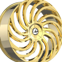 Azara AZA-534 Nano Gold 24X9 5x115/5x120 78.1 Hub 15 Offset Gold Wheel Rim