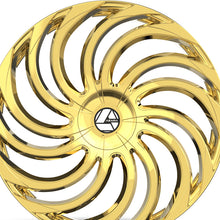 Azara AZA-534 Nano Gold 24X9 5x115/5x120 78.1 Hub 15 Offset Gold Wheel Rim