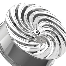 Azara AZA-535 Chrome 28X9.5 Blank 78.1 Hub 15 Offset Chrome Wheel Rim