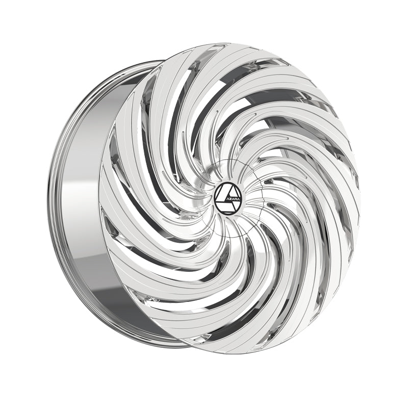 Azara AZA-535 Nano Chrome 18X8 5x112/5x114.3 74.1 Hub 35 Offset Chrome Wheel Rim