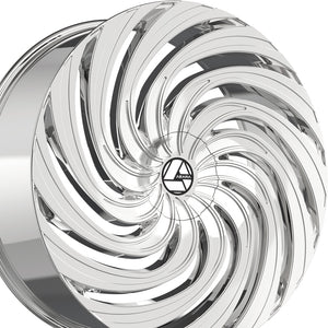 Azara AZA-535 Nano Chrome 24X9 5x115/5x120 78.1 Hub 15 Offset Chrome Wheel Rim