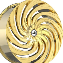 Azara AZA-535 Nano Gold 24X9 5x115/5x120 78.1 Hub 15 Offset Gold Wheel Rim