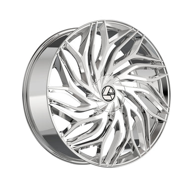 Azara AZA-537 Nano Chrome 18X8 5x100/5x114.3 74.1 Hub 35 Offset Chrome Wheel Rim
