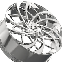 Azara AZA-540 Chrome 30X9.5 Blank 78.1 Hub 15 Offset Chrome Wheel Rim