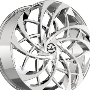 Azara AZA-540 Nano Chrome 18X8 5x100/5x114.3 74.1 Hub 35 Offset Chrome Wheel Rim