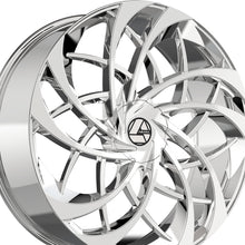 Azara AZA-540 Nano Chrome 20X8.5 5x114.3/5x120 74.1 Hub 35 Offset Chrome Wheel Rim