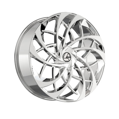 Azara AZA-541 Nano Chrome 20X8.5 5x114.3/5x120 74.1 Hub 35 Offset Chrome Wheel Rim