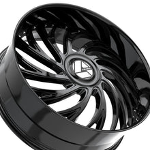 Azara AZX-101 Gloss Black 26X9.5 Blank 78.1 Hub 15 Offset Black Wheel Rim