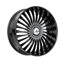 Azara AZX-103 Gloss Black 26X9.5 Blank 78.1 Hub 15 Offset Black Wheel Rim