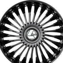 Azara AZX-103 Gloss Black 24X9 5x115/5x120 78.1 Hub 15 Offset Black Wheel Rim