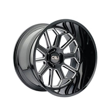 CALI OFF-ROAD AUBURN 22X12 8x165.1 125.2 Hub -51 Offset Black/Milled Wheel Rim
