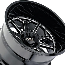 CALI OFF-ROAD AUBURN 24X14 8-180 124.1 Hub -76 Offset Black Wheel Rim