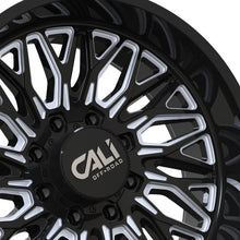 CALI OFF-ROAD CRUSHER 22X10 8-170 125.2 Hub -19 Offset Black Wheel Rim