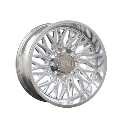 CALI OFF-ROAD CRUSHER 22X10 8-180 124.1 Hub -19 Offset Silver Wheel Rim