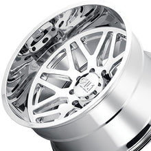 CALI OFF-ROAD INVADER 24X14 8x165.1 125.2 Hub -76 Offset Chrome Wheel Rim