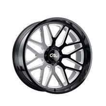 CALI OFF-ROAD INVADER 20X10 8-165.1 125.2 Hub -25 Offset Black Wheel Rim