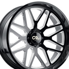 CALI OFF-ROAD INVADER 20X10 8-165.1 125.2 Hub -25 Offset Black Wheel Rim