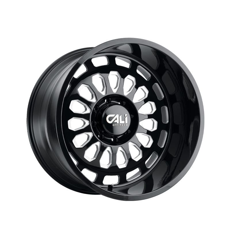 CALI OFF-ROAD PARADOX 20X10 6-135 87.1 Hub -25 Offset Black Wheel Rim