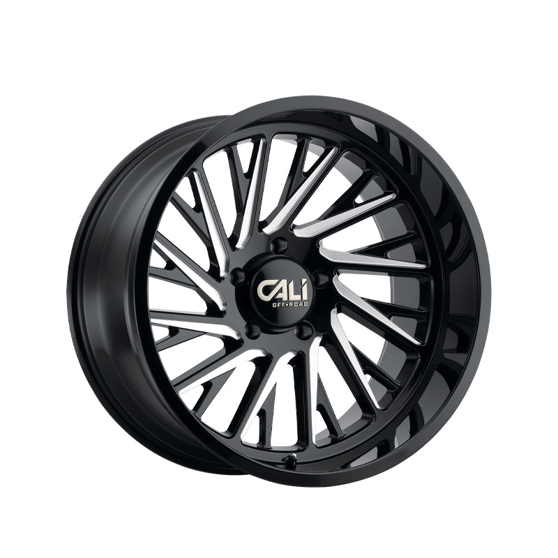 CALI OFF-ROAD PURGE 24X14 6-135 87.1 Hub -76 Offset Black Wheel Rim